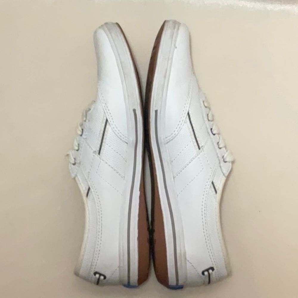 Keds White Lace Up Leather Ortholite WH53121 Sneaker Womens Sz 5.5 - Picture 5 of 10